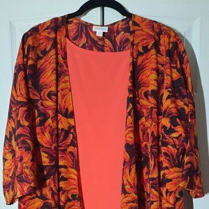 Lularoe Lindsey with BONUS Susan Graver tunic